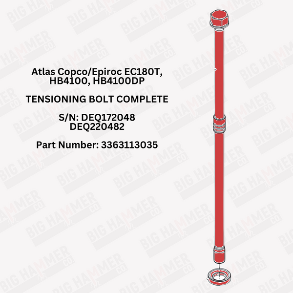 Atlas Copco/Epiroc EC180T, HB4100, HB4100DP Side Bolt Complete