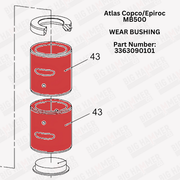 Atlas Copco/Epiroc MB500 Lower Bushing