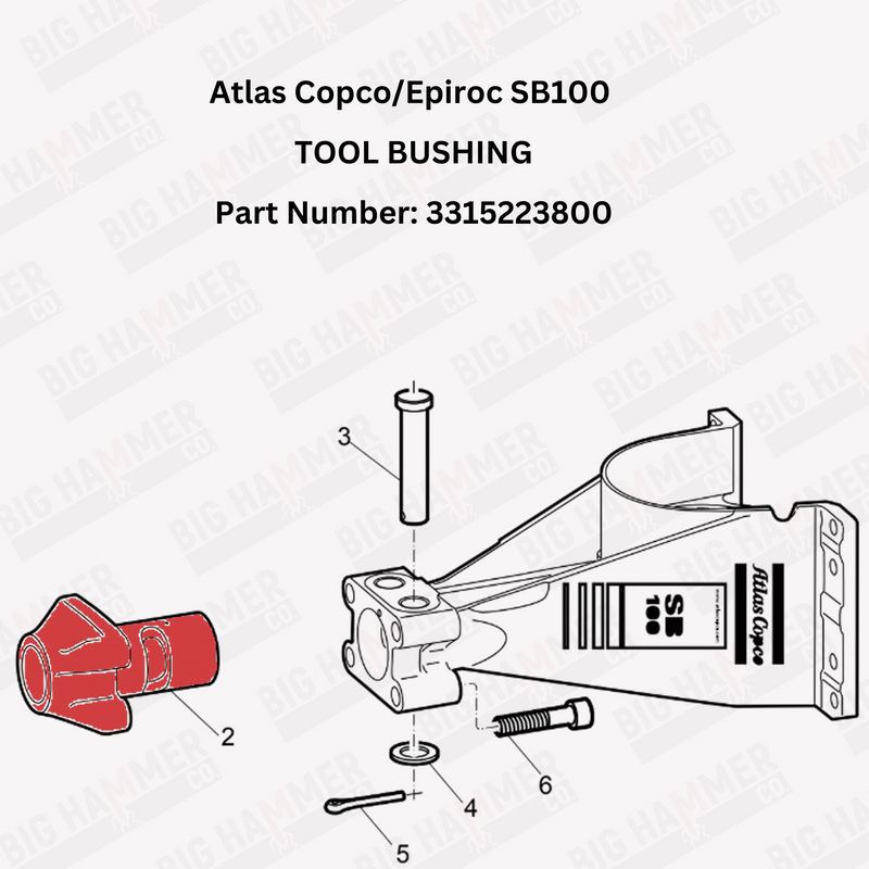 Atlas Copco/Epiroc SB100 Lower Bushing