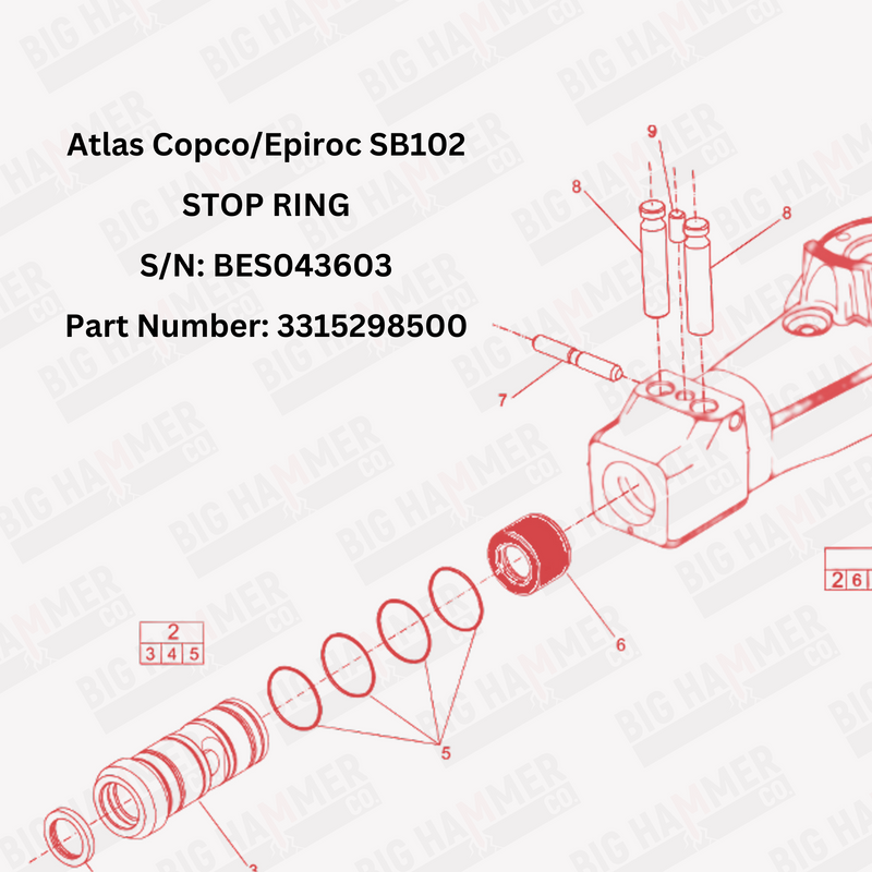 Atlas Copco/Epiroc SB102 Stop Ring