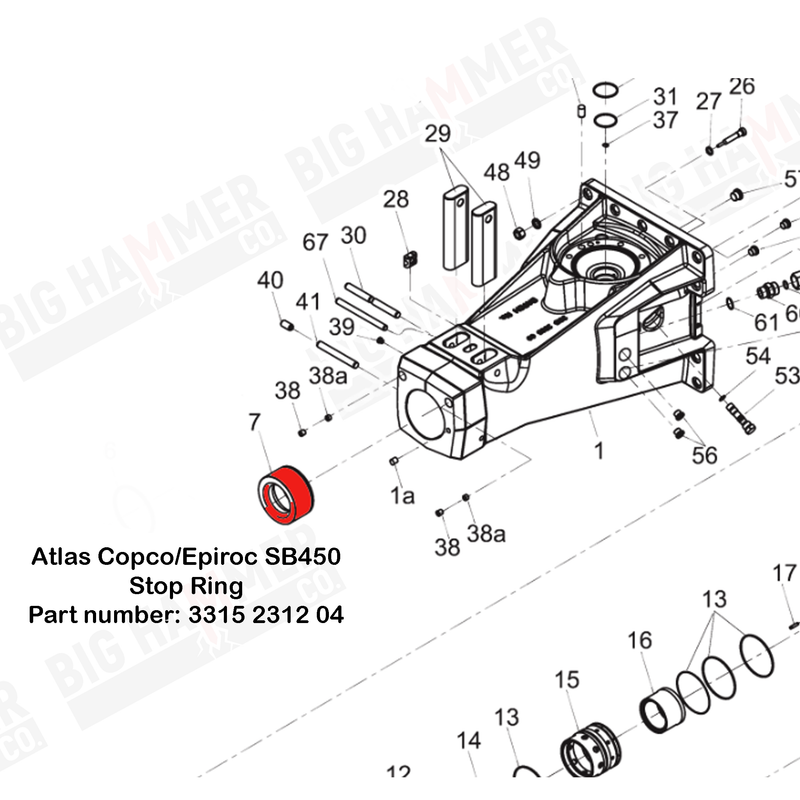 Atlas Copco/Epiroc SB450 Stop Ring