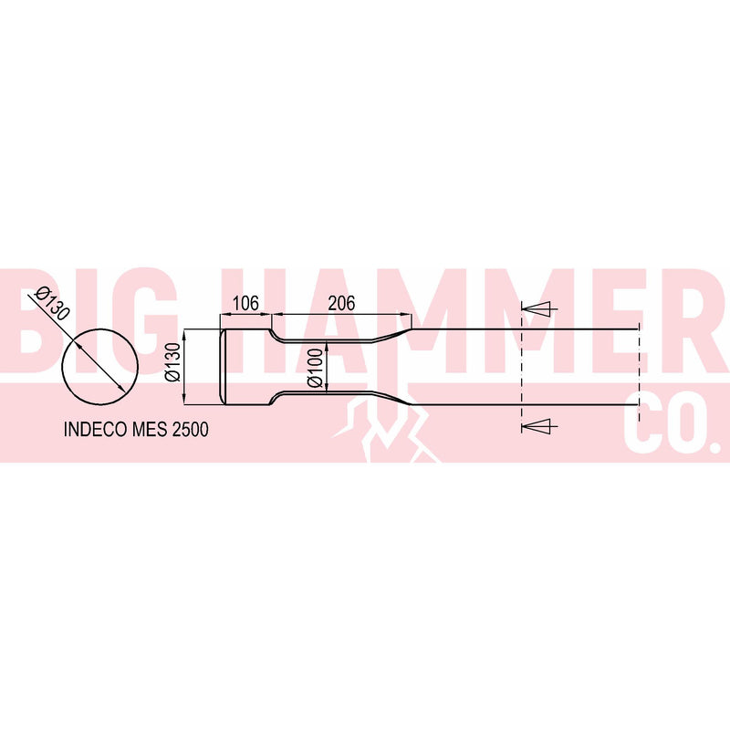 INDECO MES2500, HP4000, HP4000FS points and chisels