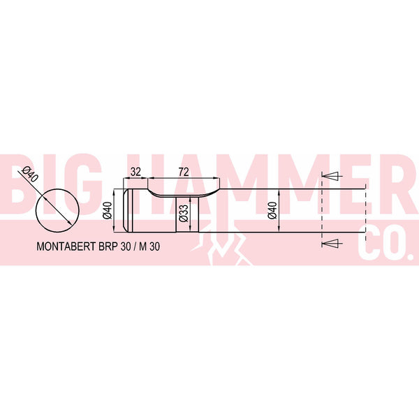 Montabert BRP30 , M30 Point and Chisel