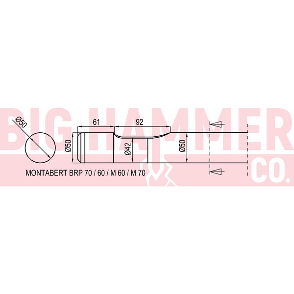 Montabert BRP70, 60, M60, M70 Point and Chisel