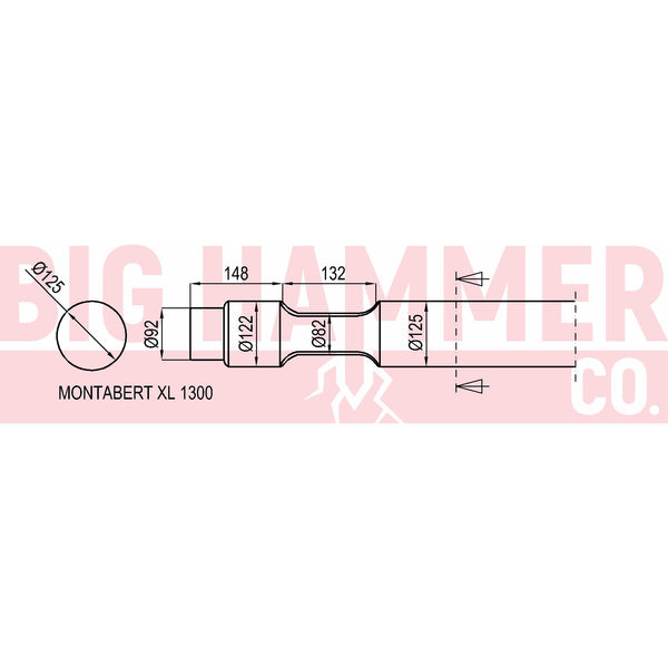 Montabert/Tramac XL1300 Point and Chisel