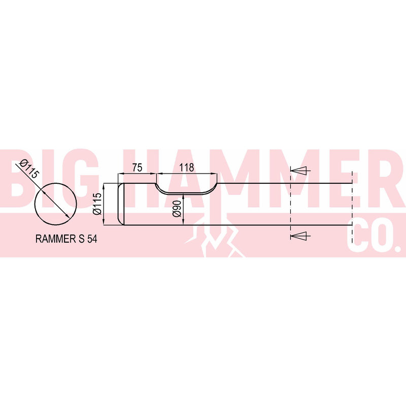 Rammer S54-700 Chisel and Point