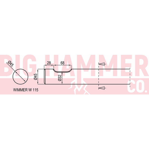 Wimmer W115 Chisel and Point