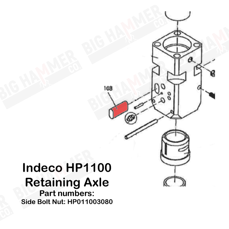 Indeco HP1100 Tool Retainer