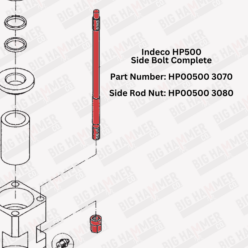 Indeco HP500 Side Bolt Complete