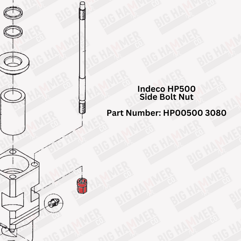 Indeco HP500 Side Bolt Nut