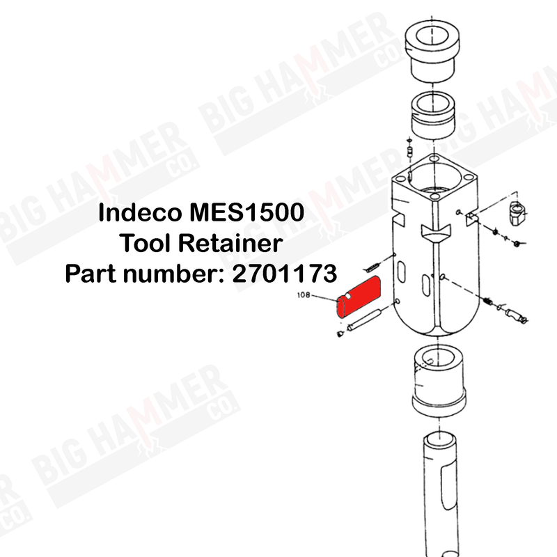 Indeco MES1500 Tool Retainer