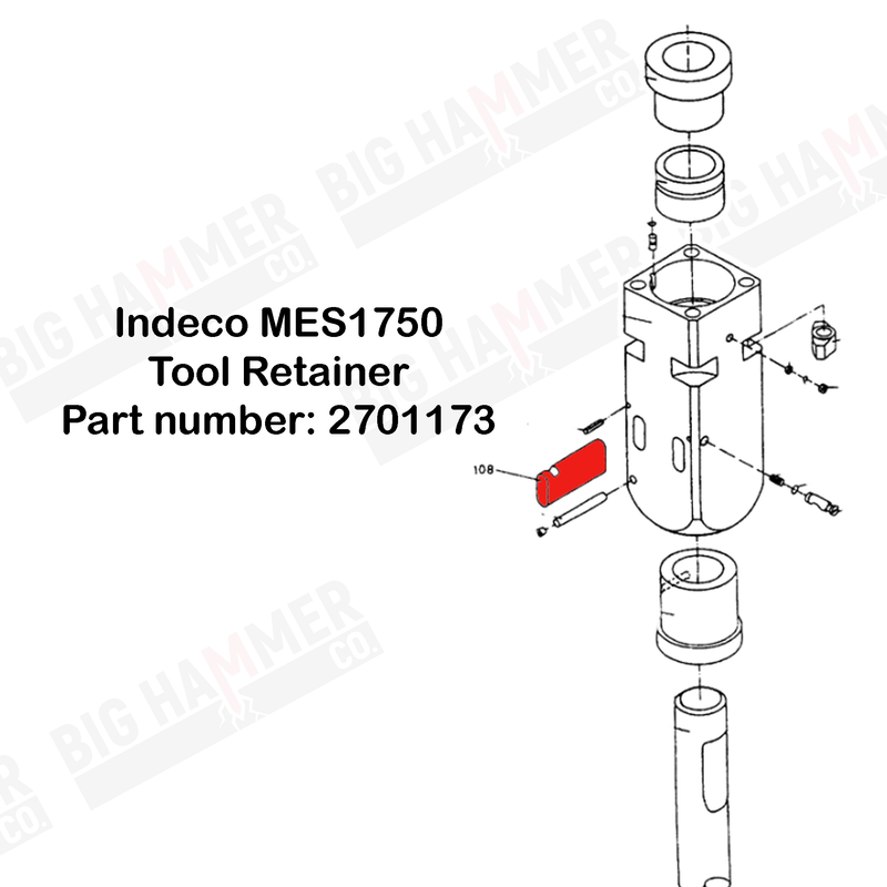 Indeco MES1750 Tool Retainer