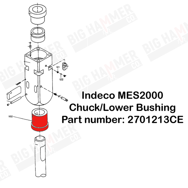 Indeco MES2000 Lower Bushing