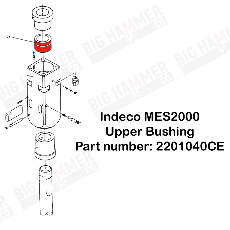 Indeco MES2000 Upper Bushing