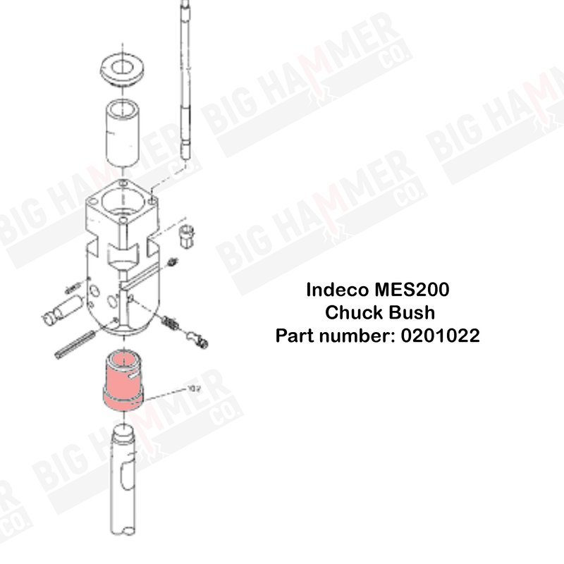 Indeco MES200 Lower Bushing