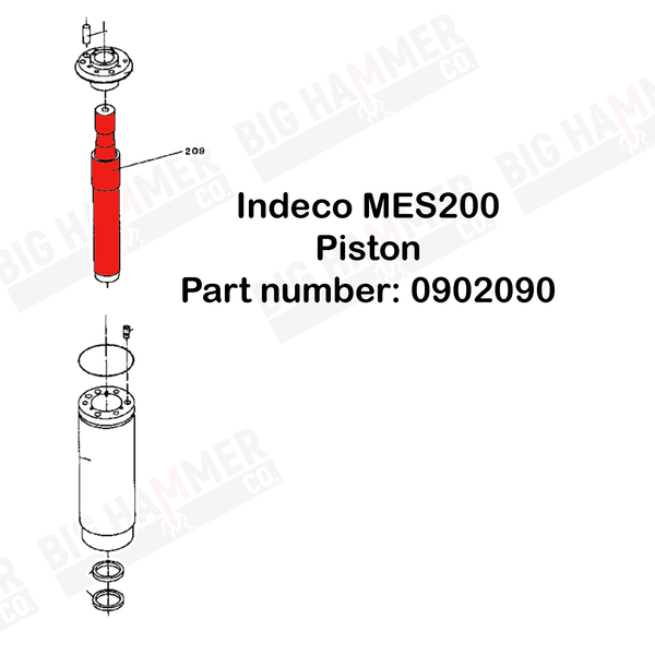 Indeco MES200 Piston