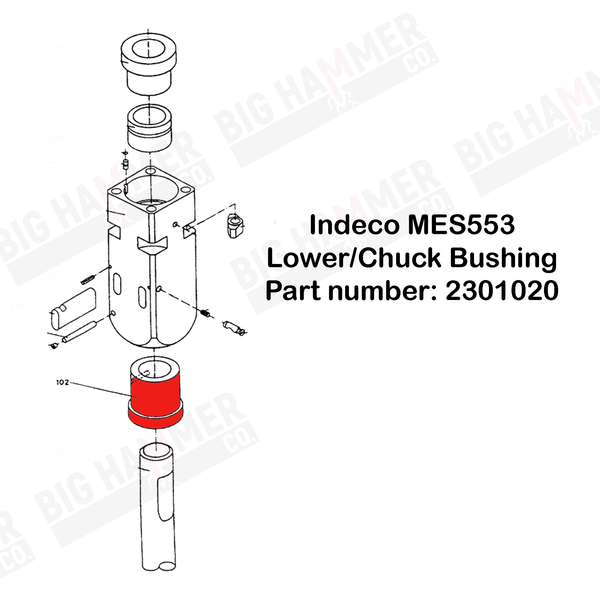 Indeco MES553 Lower Bushing