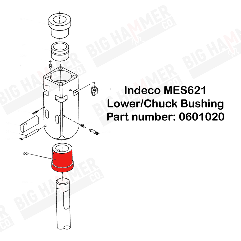 Indeco MES621 Lower Bushing