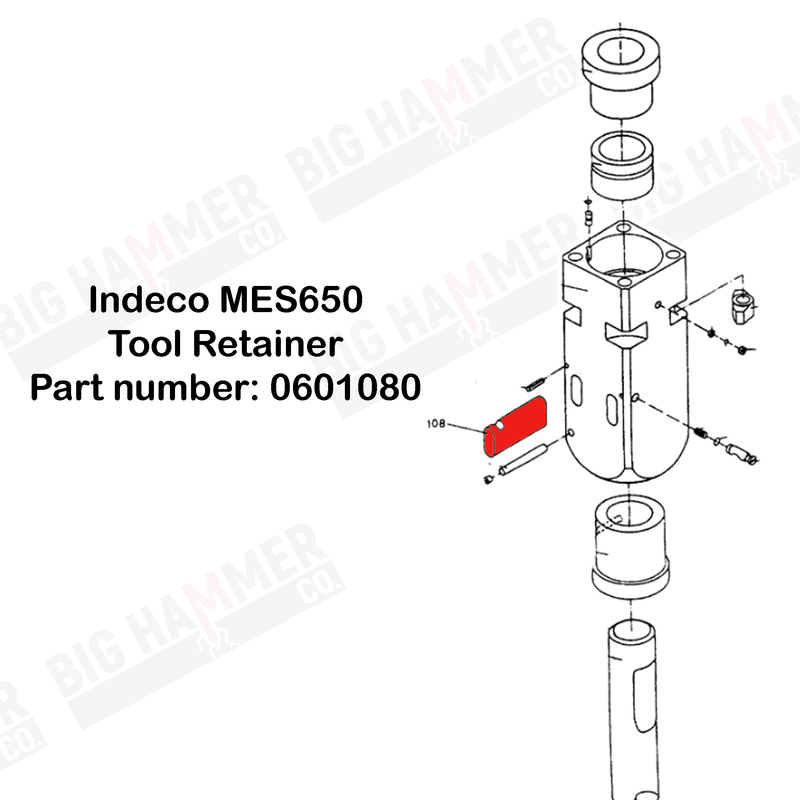 Indeco MES650 Tool Retainer