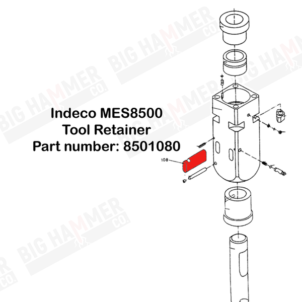 Indeco MES8500 Tool Retainer