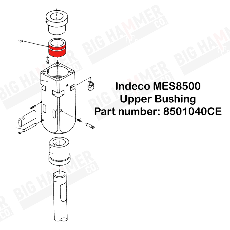 Indeco MES8500 Upper Bushing