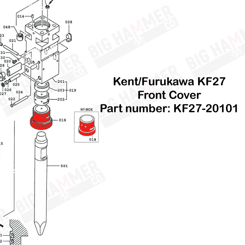 Kent/Furukawa KF27 Front Cover (Part