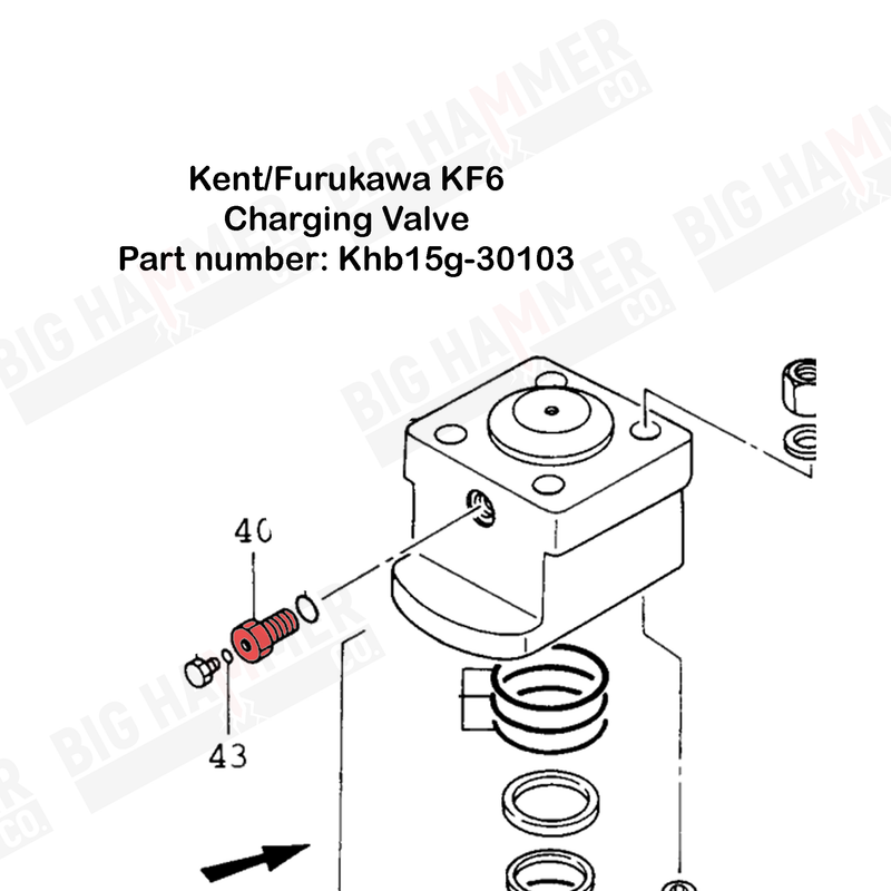 Kent/Furukawa KF6 Charging Valve