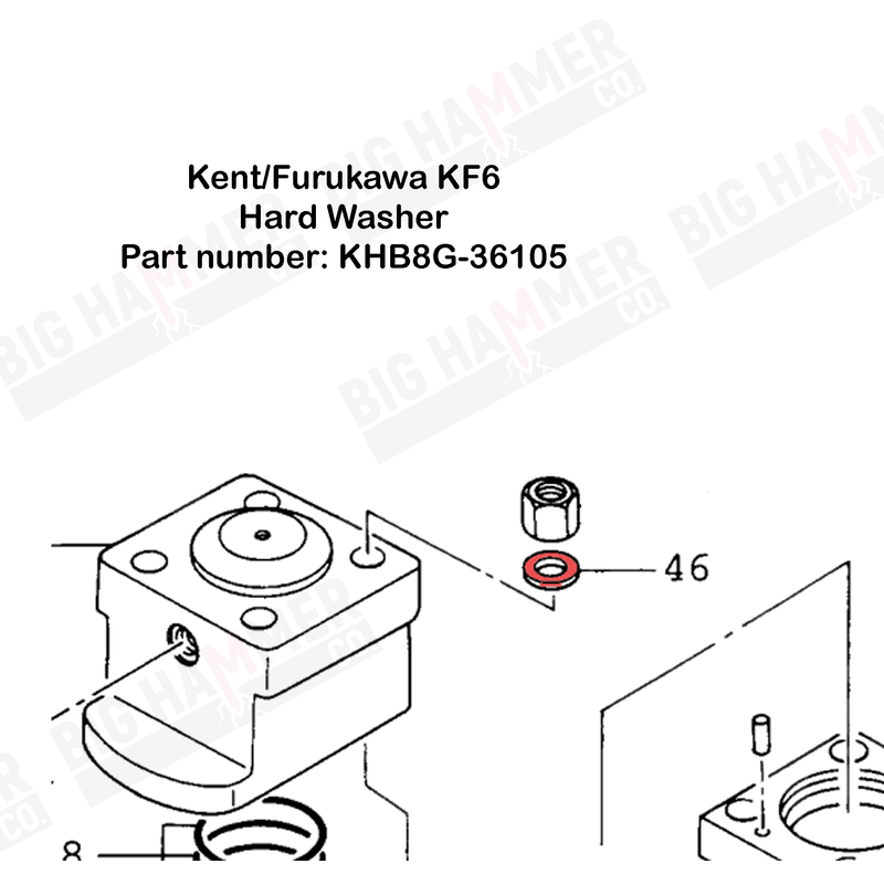 Kent/Furukawa KF6 Hard Washer