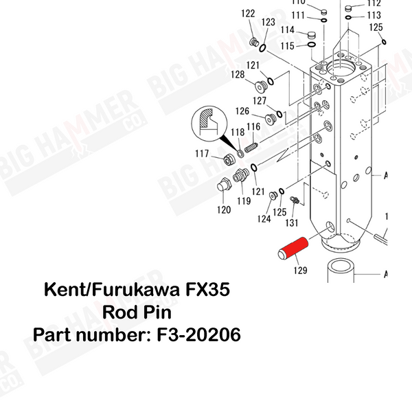 Kent/Furukawa FX35 Tool Retainer