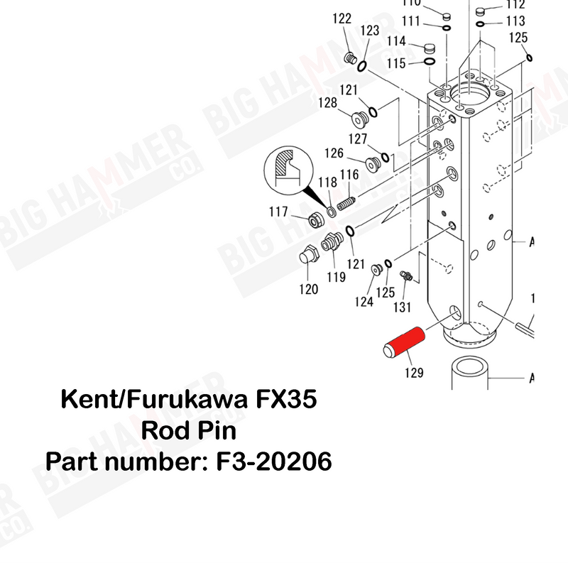 Kent/Furukawa FX35 Tool Retainer