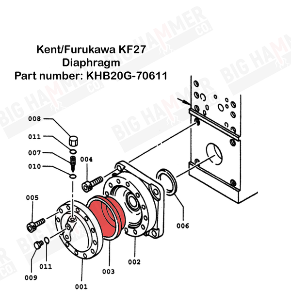 Kent/Furukawa F27 Diaphragm