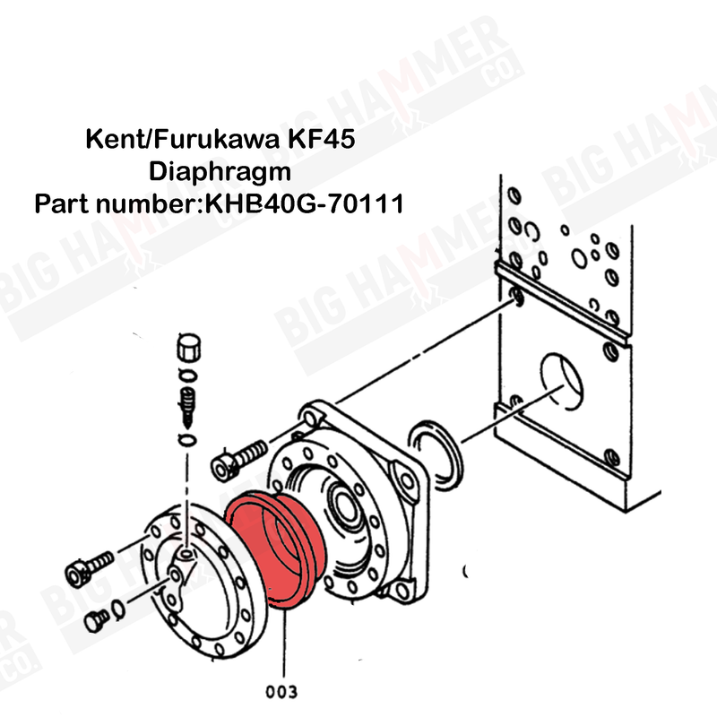 Kent/Furukawa KF45 Membrane/Diaphragm