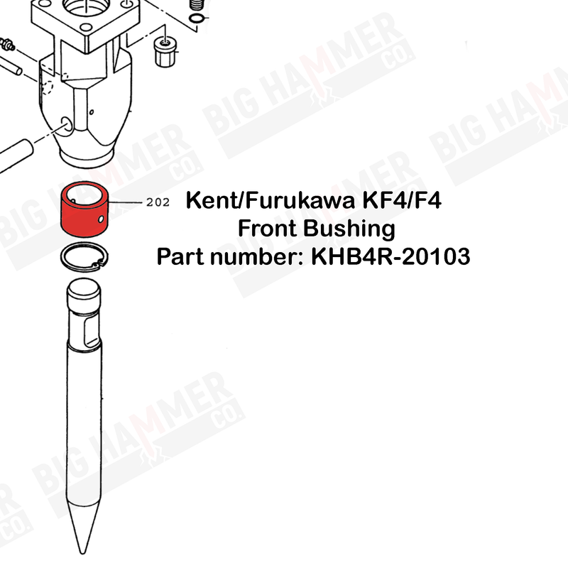 Kent/Furukawa KF4, F4 Tool Bushing