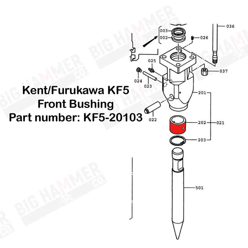 Kent/Furukawa F5 Lower Bushing