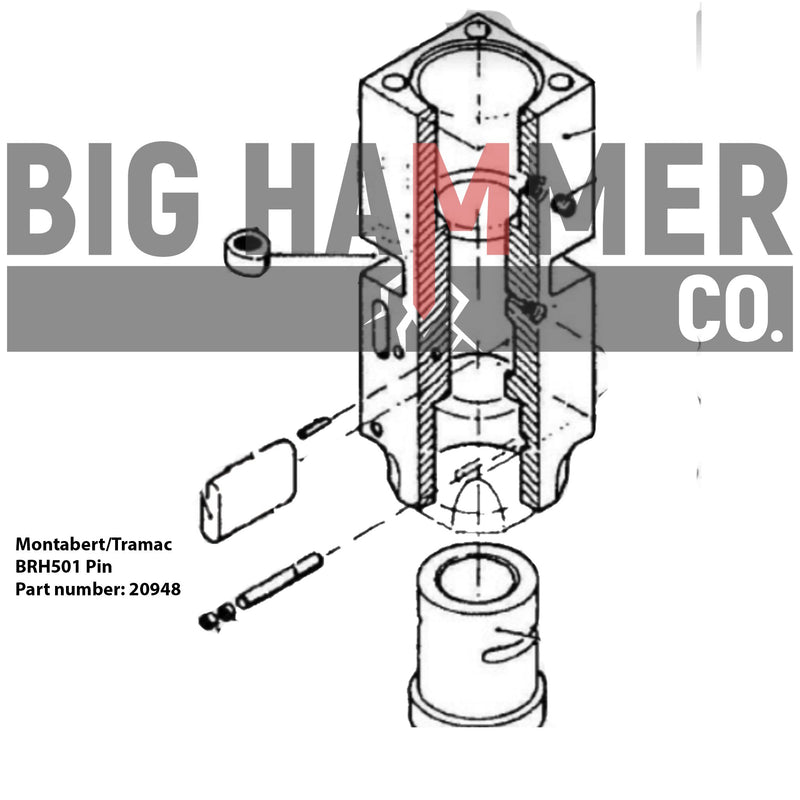 Montabert BRH501 Pin