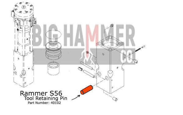 Rammer S56 Tool Retaining Pin