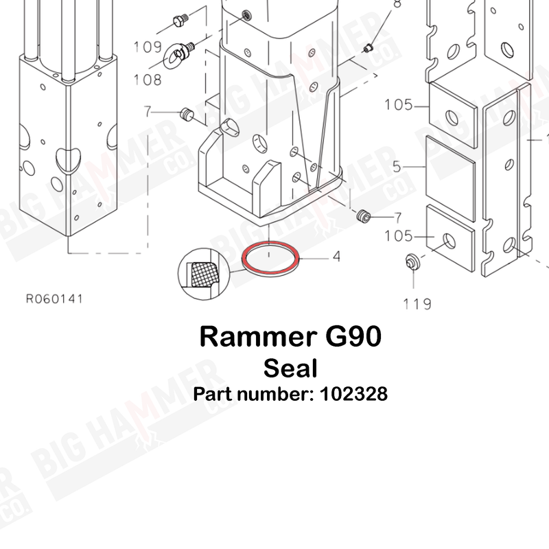 Rammer G90 Seal