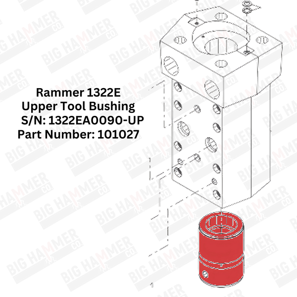 Rammer 1322E Upper Bushing