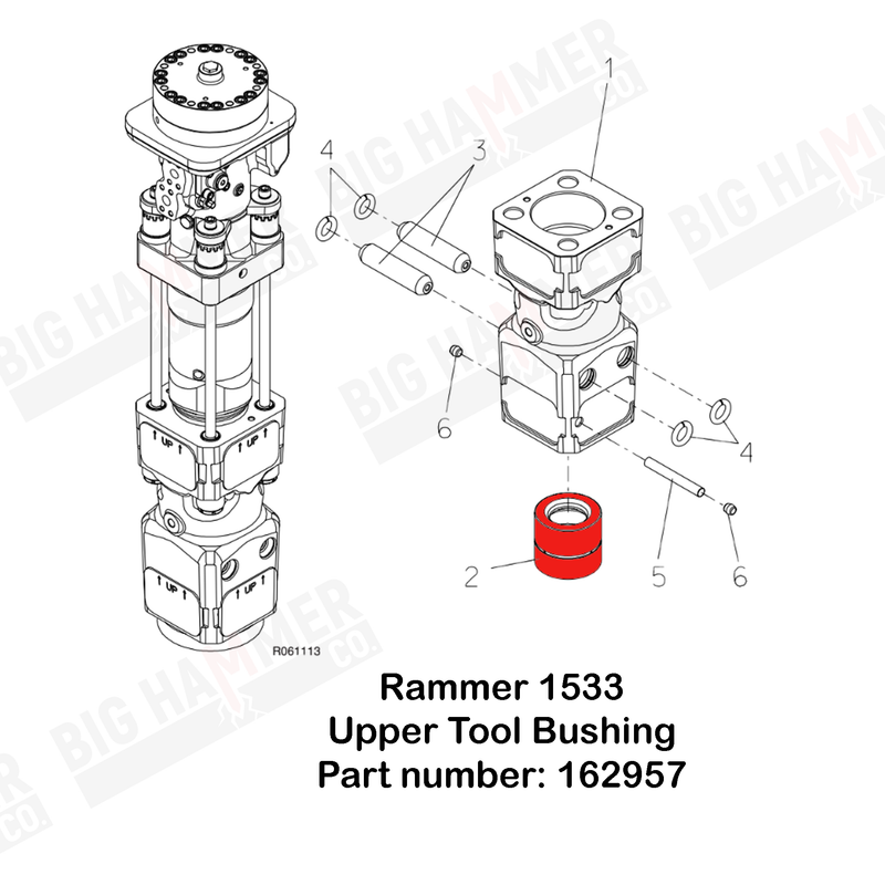 Rammer 1533 Upper Bushing