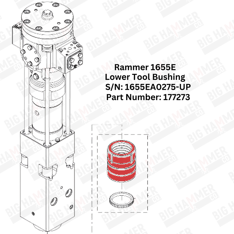 Rammer 1655E Lower Bushing