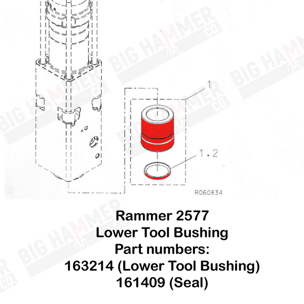 Rammer 2577 Lower Bushing