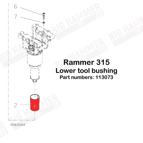 Rammer 315 Lower Bushing