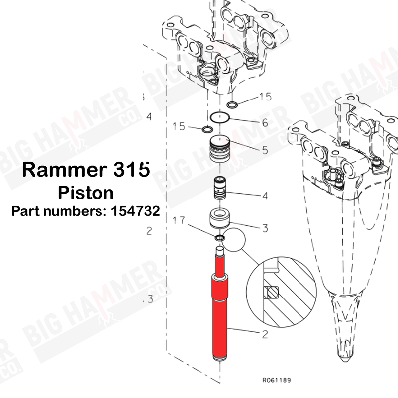 Rammer 315 Piston