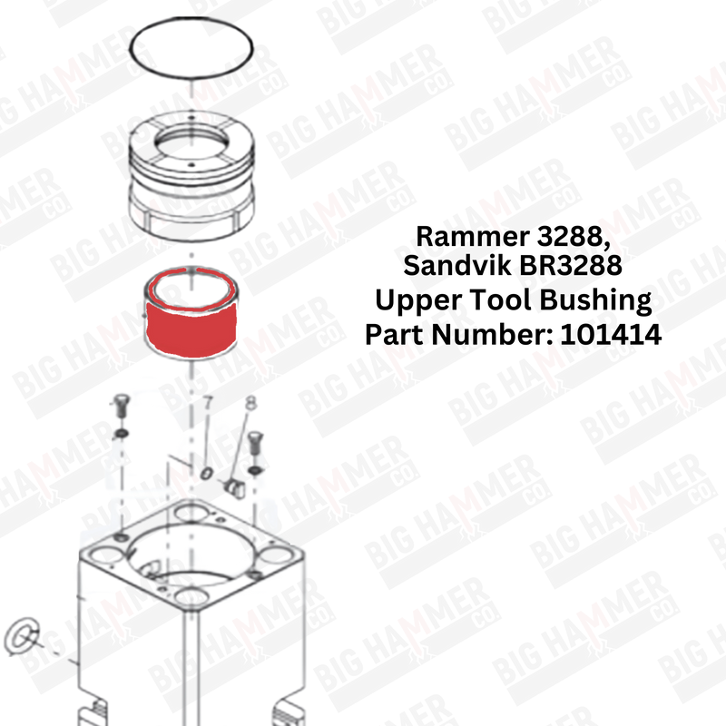 Rammer 3288, Sandvik BR3288 Upper Bushing