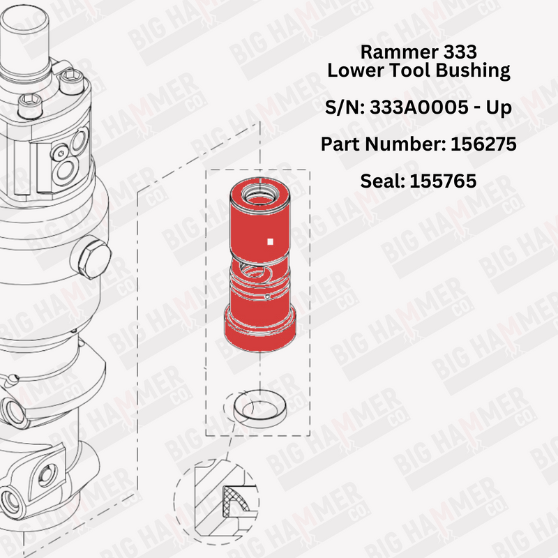 Rammer 333 Lower Bushing