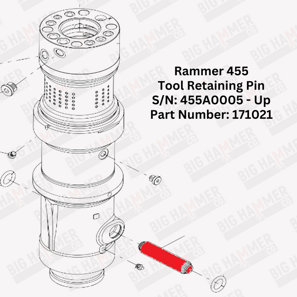 Rammer 455 Tool Retaining Pin