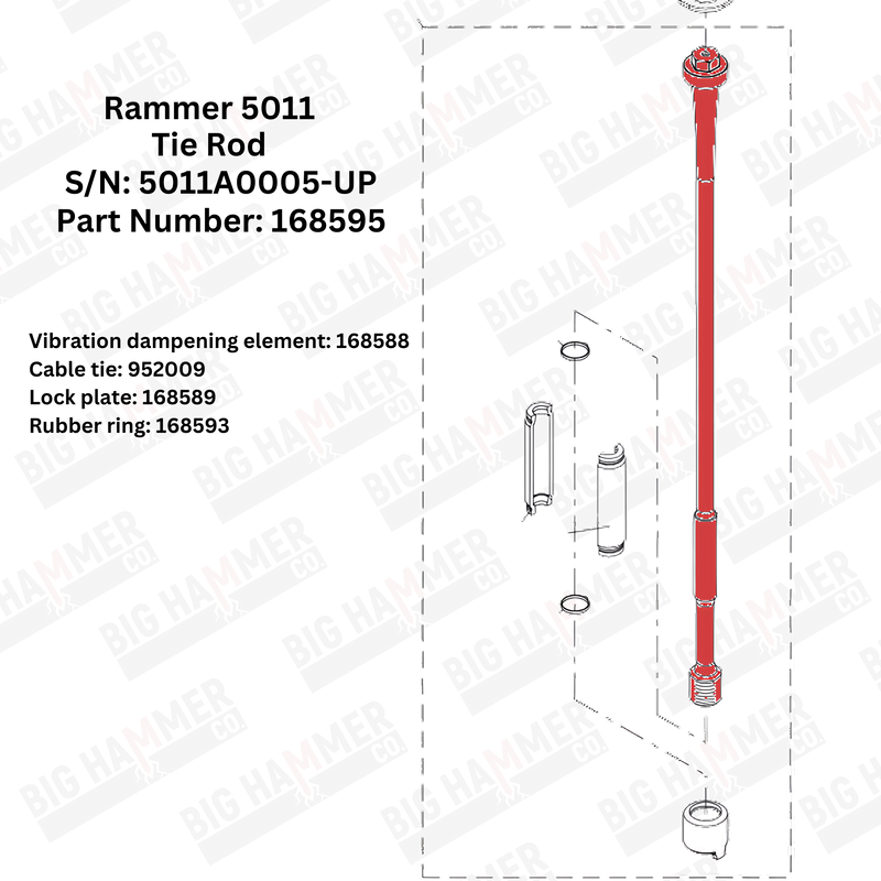 Rammer 5011 Side Bolt Complete