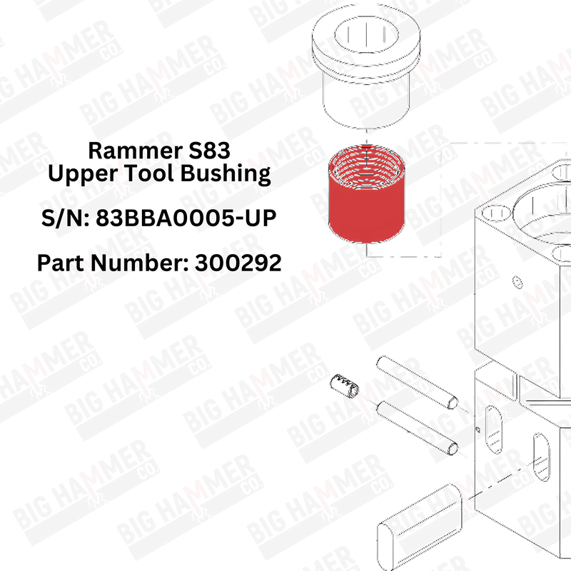 Rammer S83 Upper Bushing
