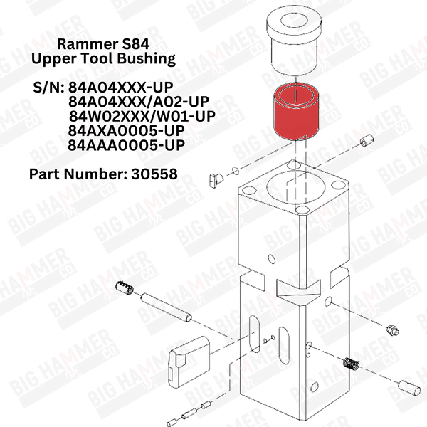 Rammer S84 Upper Bushing