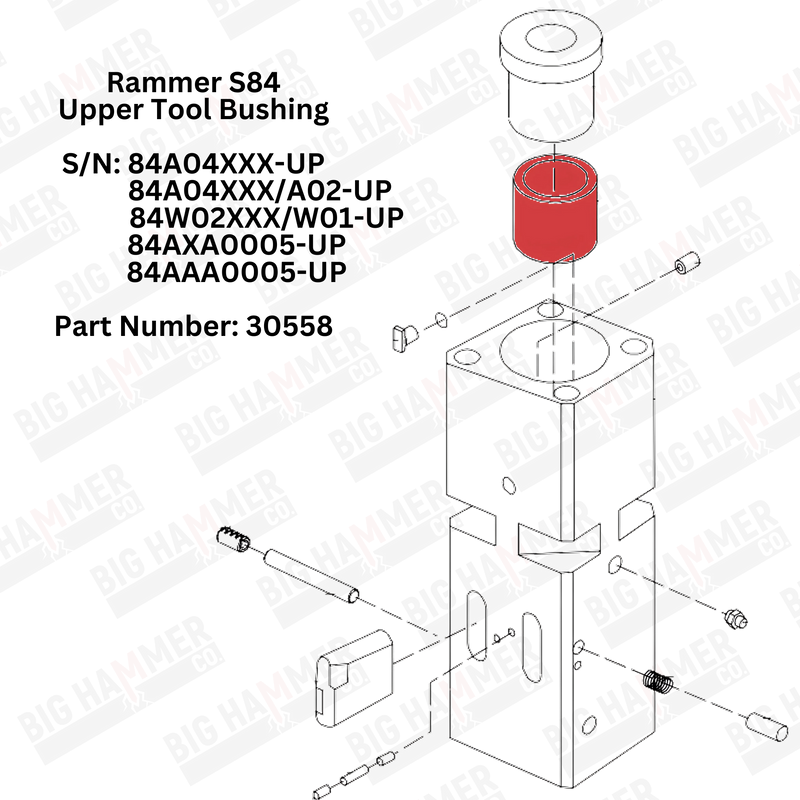 Rammer S84 Upper Bushing